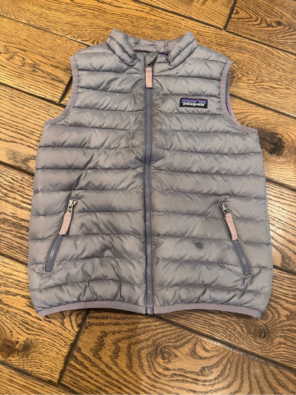 Patagonia 5t Puffer Vest purple play condition